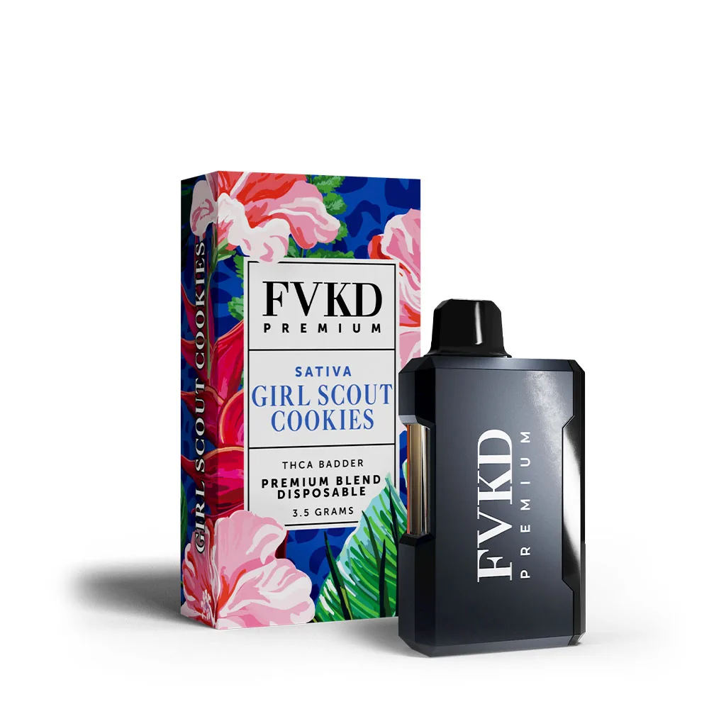 Premium FVKD Girl Scout Cookies Vape 3.5g Cannabinoid Blend